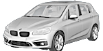 BMW F45 B2613 Fault Code